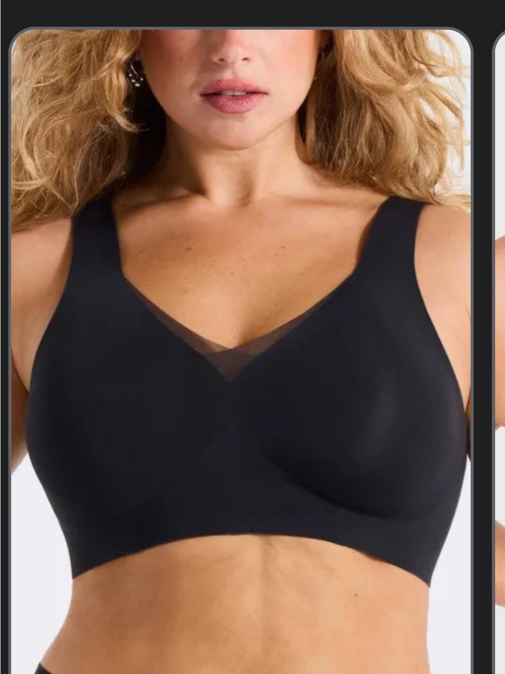 Evelyn Bobbie Black Defy Bra Mesh